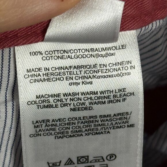 Brooks Brothers Pants Mens 32x32 Nantucket Red Straight Fit Chinos Preppy - Picture 5 of 13